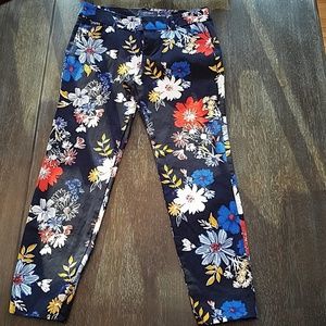 Old Navy Floral Pixie Pants